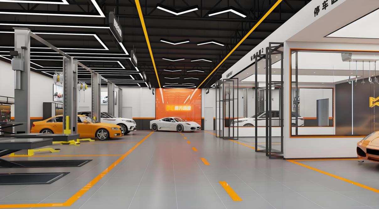 南方路捷汽車維修店裝修效果圖